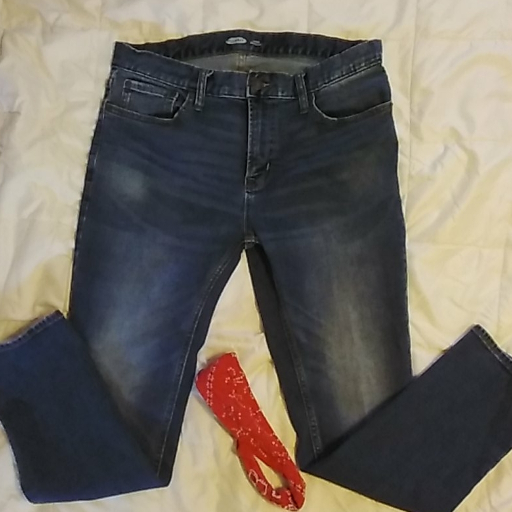 Old Navy blue jeans.